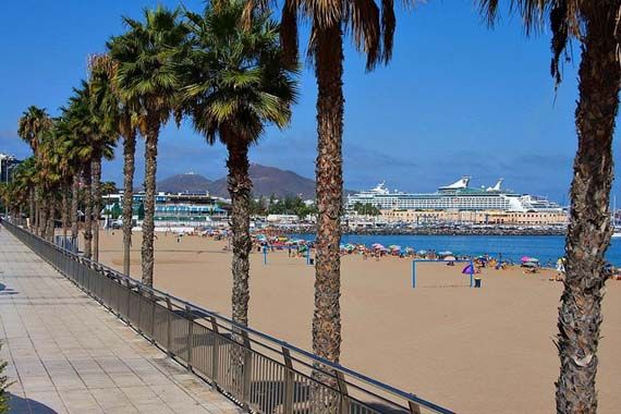 La Playa de Las Alcaravaneras, Las Palmas de Gran Canaria. Foto: Juan Ramos Rodriguez Sosa/flickr.com